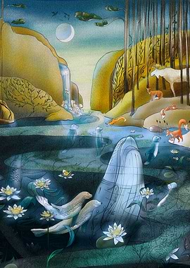 Whale and Fox meeting