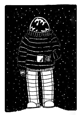 astronaut polaroid 5