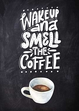 Coffee lettering