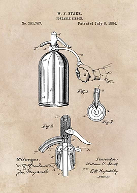patent Stark Portable siph