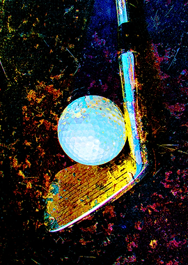 Golf art print work 6
