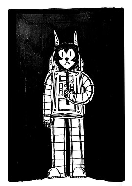 Astronaut polaroid 6