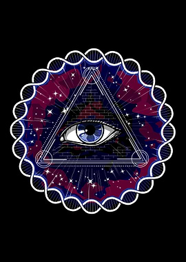 Psychedelic Trippy DMT Eye