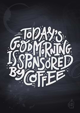 Coffee lettering
