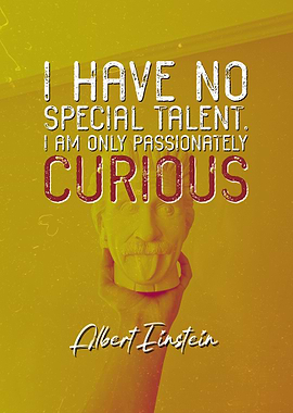 Albert Einstein Curious