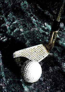 Golf art print work 5