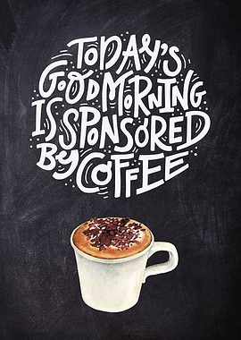 Coffee lettering