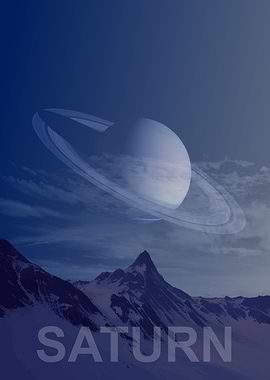 Saturn seen on Earth