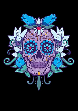 Flower Skull