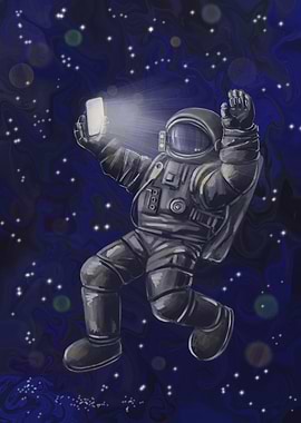 Space selfie