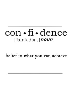 confidence