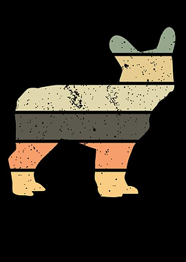 Retro French Bulldog