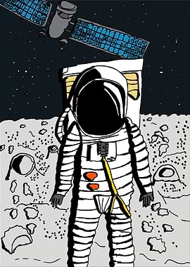 Man on the moon