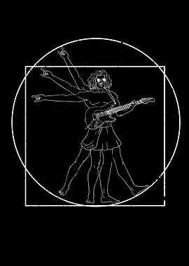 Vitruvian Man Guitar