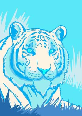 The blue tiger