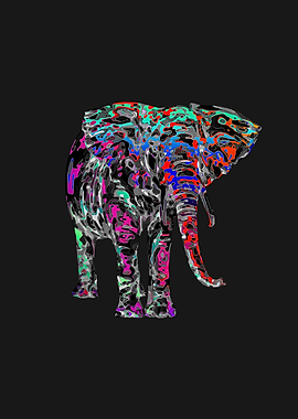 Abstract Elephant