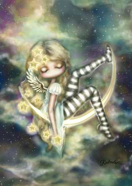 At the top of the moon