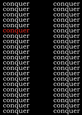 conquer