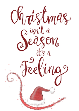 Christmas is a feeling
