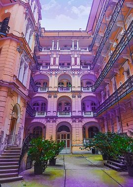 beautiful colorful houses