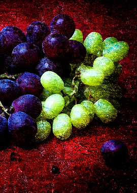Grapes Red Green Right