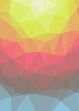 Sunset Trianglify colors