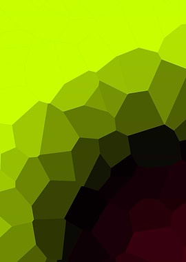 Green Trianglify colors