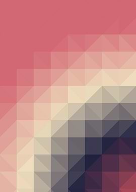 Hotpink Trianglify colors