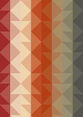 Rainbow Trianglify colors