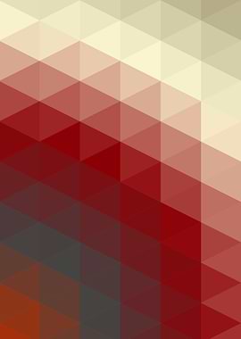 Red Trianglify colors