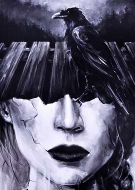 DOUBLE EXPOSURE crow