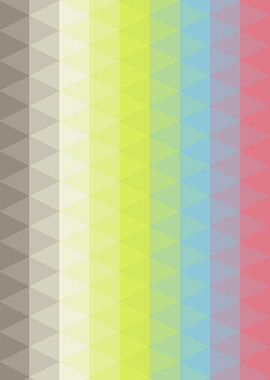 Rainbow Trianglify colors