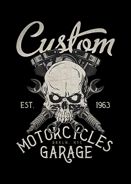 Custom Motorcycle Garage