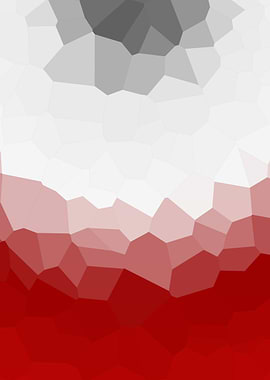 Red Trianglify colors