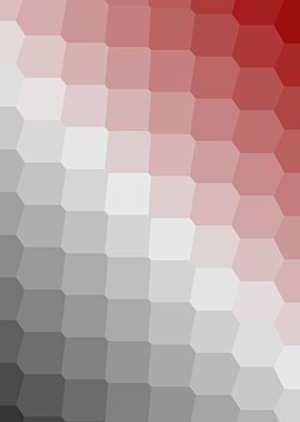 Red Trianglify colors