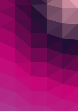 Hotpink Trianglify colors