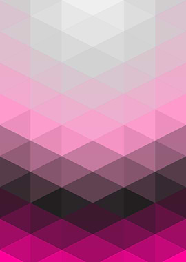 Hotpink Trianglify colors