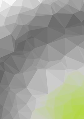 Green Trianglify colors