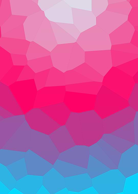 Hotpink Trianglify colors