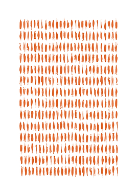 Orange Brushstrokes
