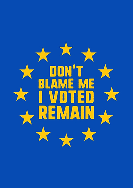 Dont Blame Me Remain