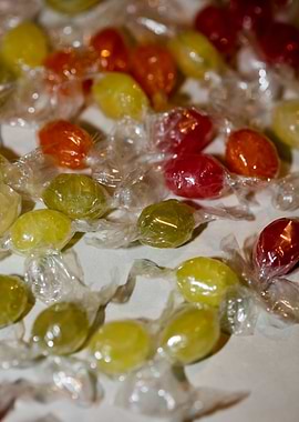 Colorful candies bon bons