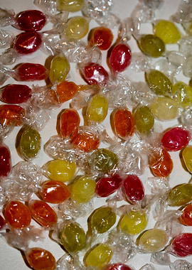 Colorful candies bon bons