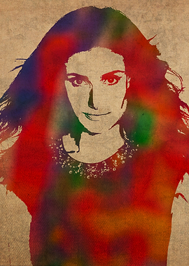 Idina Menzel Watercolor