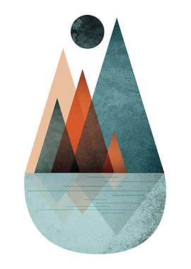 Waterbasin teal + orange