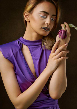 Girl with a Dead Flower