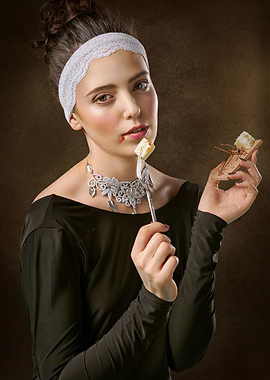 Girl with a Mousetrap