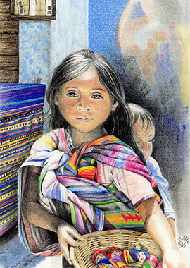 Mexican Girl at the Market