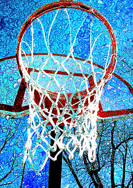 Basketball art game time