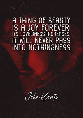 A Thing of Beauty Quote